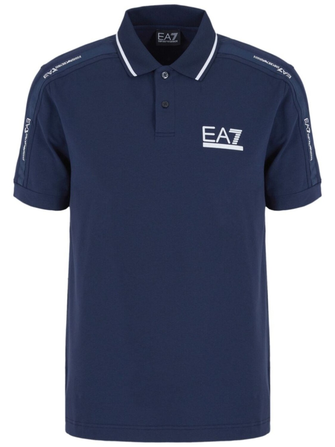 

Рубашка поло с логотипом Ea7 Emporio Armani, синий