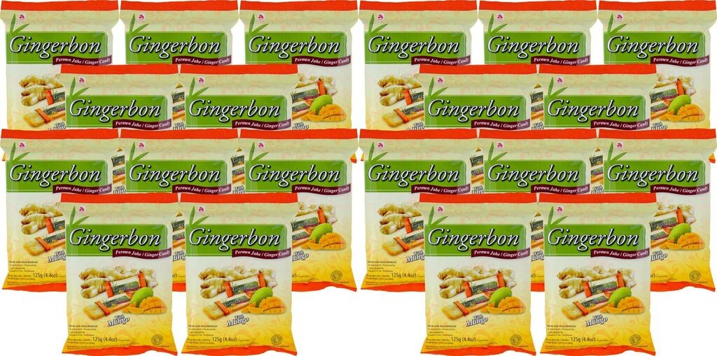 

[20x 125г] Имбирные конфеты AGEL со вкусом манго / Ginger Candy with Mango Flavor