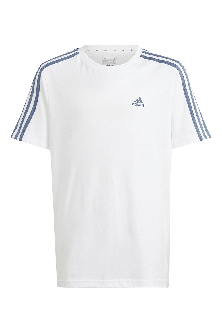 

Хлопковая футболка с овальным вырезом Adidas Sportswear, белый