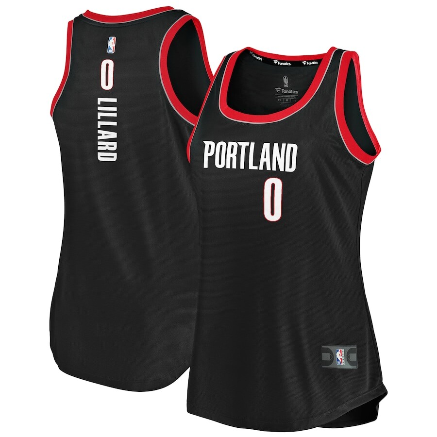 

Джерси Fanatics Branded Portland Trail Blazers, черный