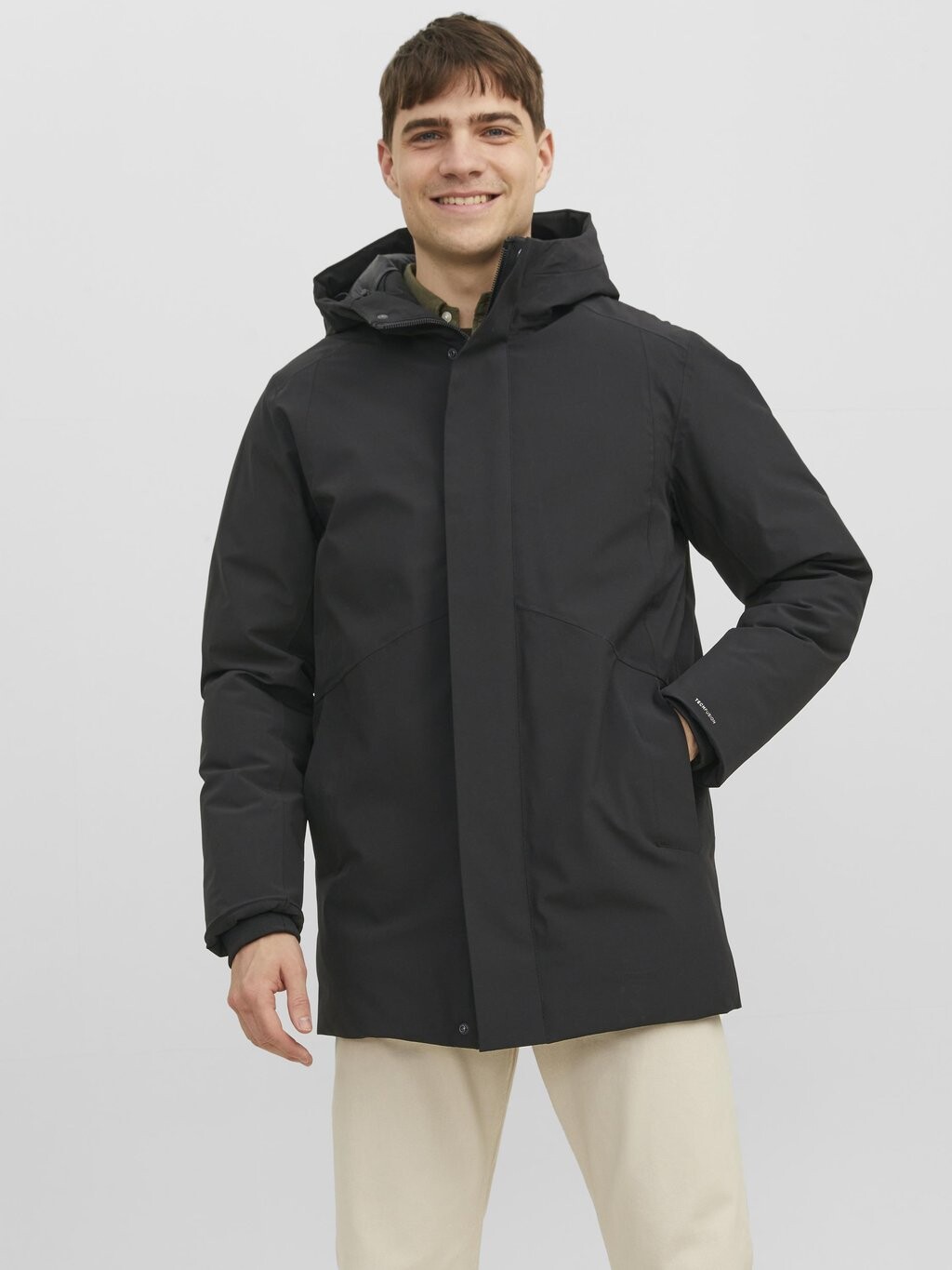 

Зимнее пальто Jprblakeen Jack & Jones, черный