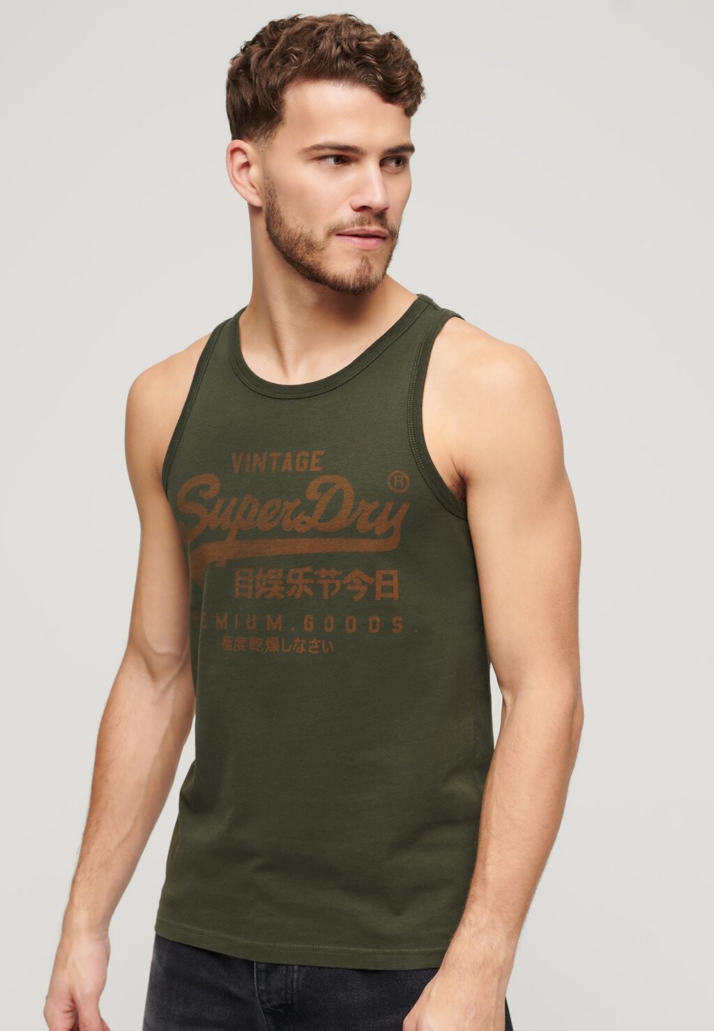 

Топ VINTAGE LOGO HERITAGE Superdry, зеленый