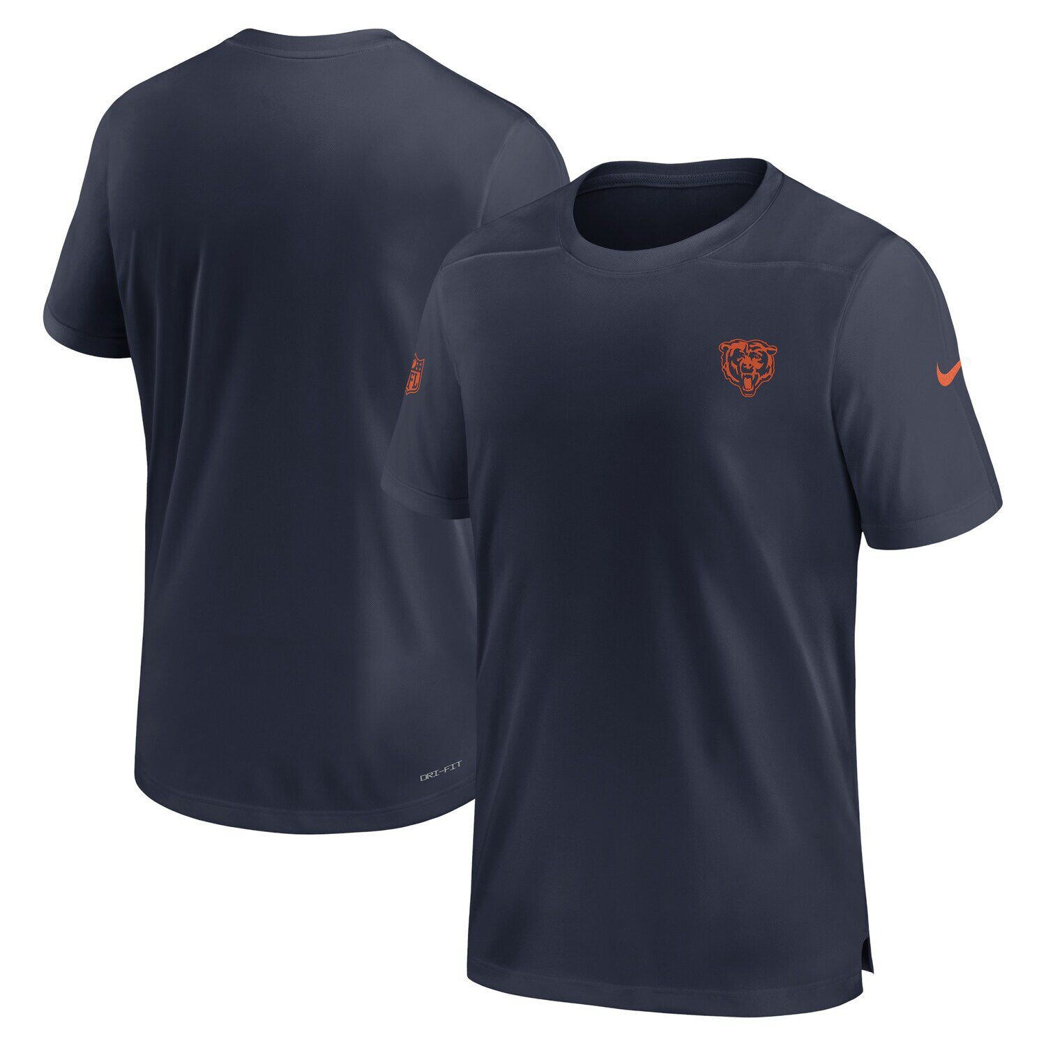 

Мужская темно-синяя футболка Nike Chicago Bears Sideline Coach Performance, Синий