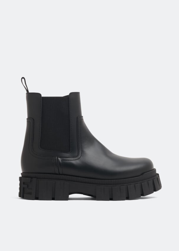 

Ботинки Fendi Biker, черный