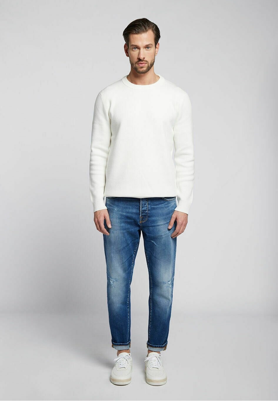 

Джинсы зауженного кроя RHEINAU I RELAXED CROPPED Goldgarn, цвет blau
