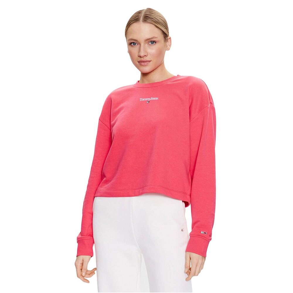 

Толстовка Tommy Jeans Essential, розовый