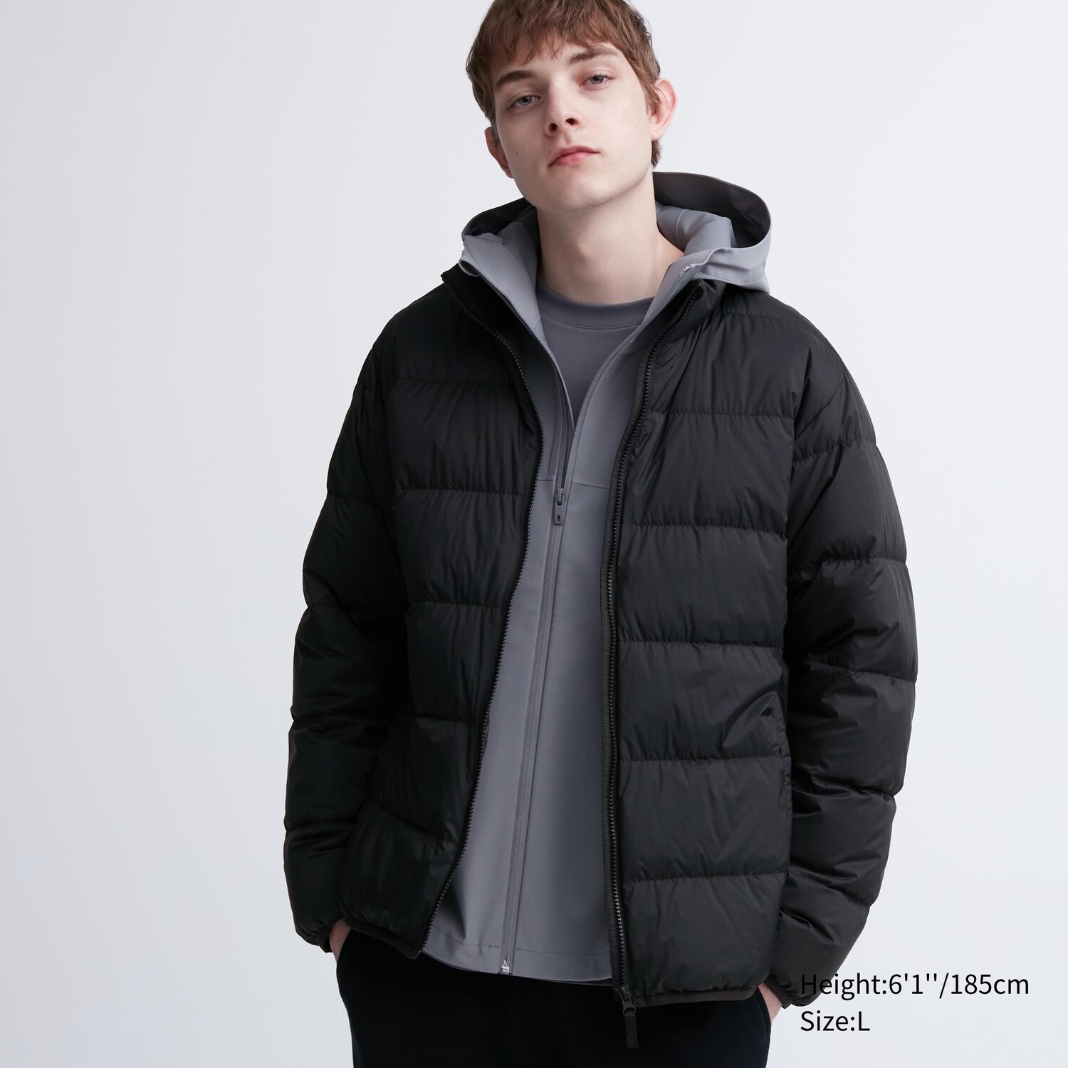 

Ультралегкий пуховик (3d вырез) UNIQLO, черный