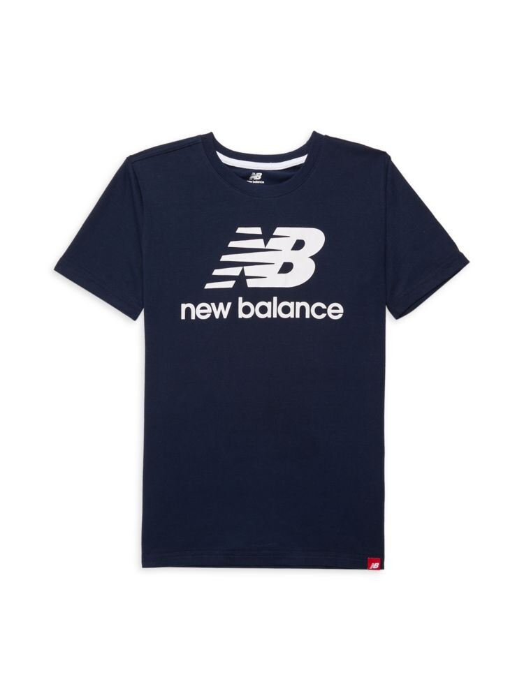 

Футболка с логотипом для мальчиков New Balance, синий