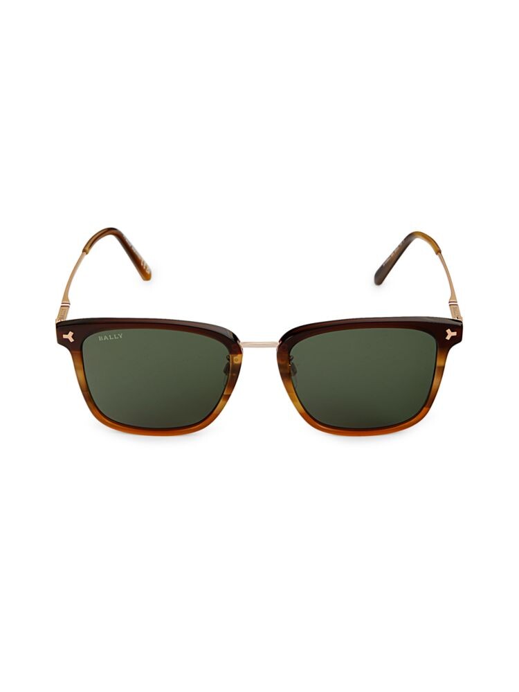 

Квадратные солнцезащитные очки 55 мм Bally, цвет Havana
