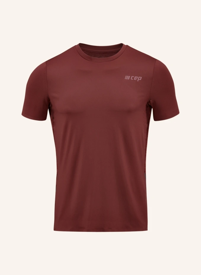 

Беговая рубашка the run short sleeve Cep, красный
