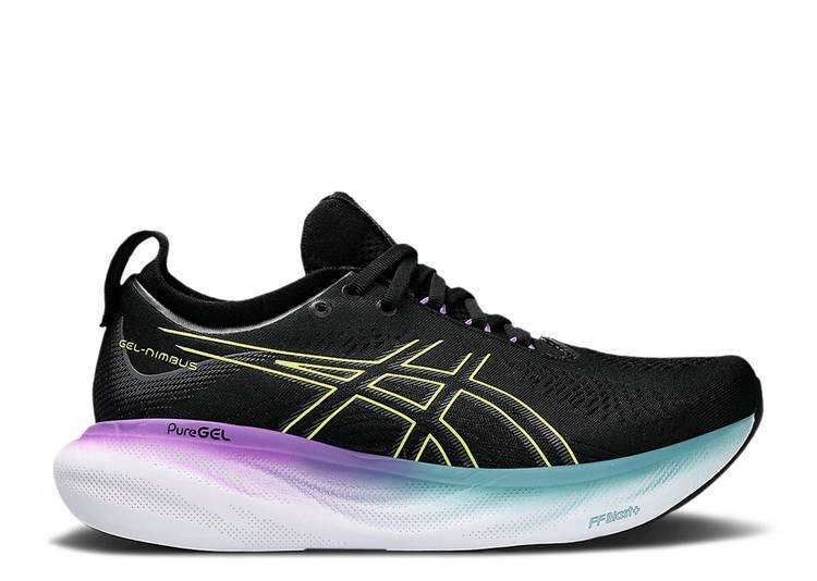 

Кроссовки ASICS WMNS GEL NIMBUS 25 'BLACK GLOW YELLOW', черный