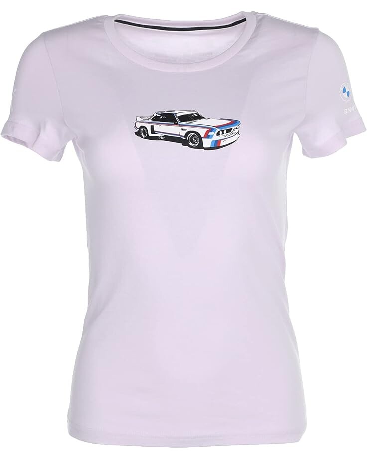

Футболка PUMA BMW M Motorsport Statement Graphic Tee, цвет Lavender Fog