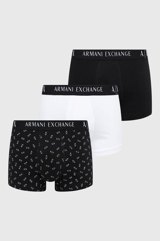 

Комплект из трех боксеров Armani Exchange, черный