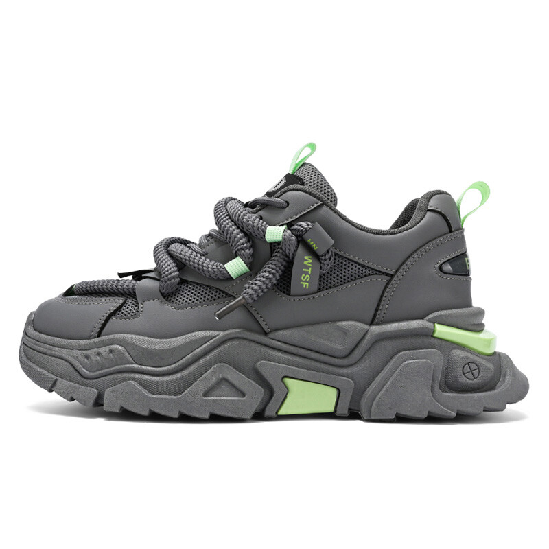 

Кроссовки HACKBUTEER Chunky Sneakers Men Low-top, серый