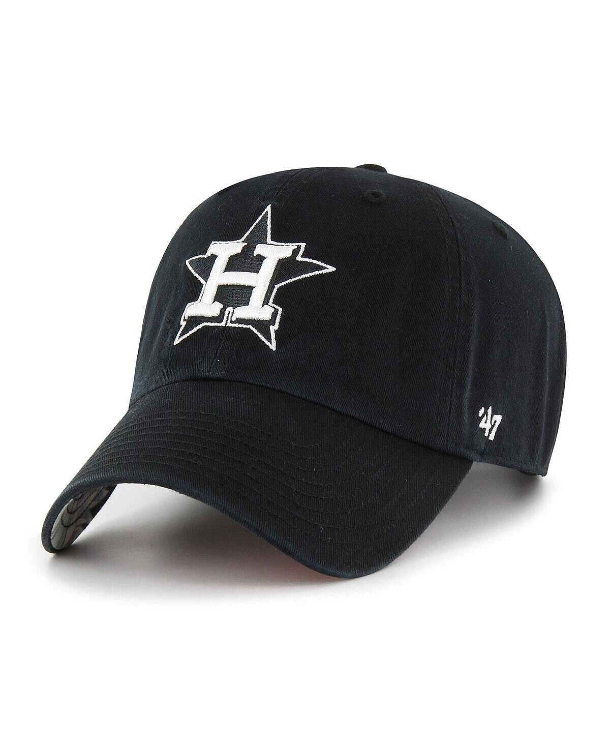 

Мужская черная регулируемая шляпа Houston Astros Dark Tropic Clean Up '47 Brand