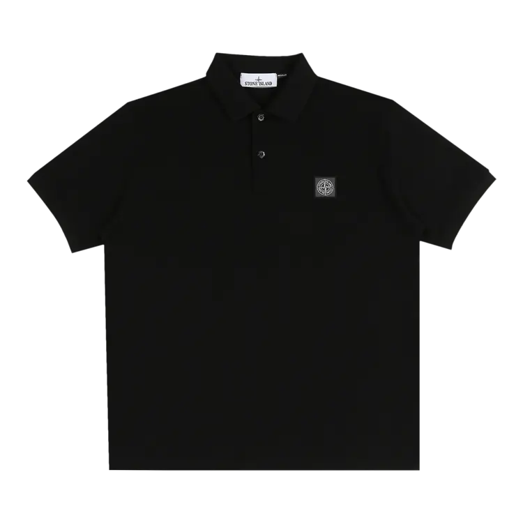 

Рубашка Stone Island Compass Patch Polo 'Black', черный