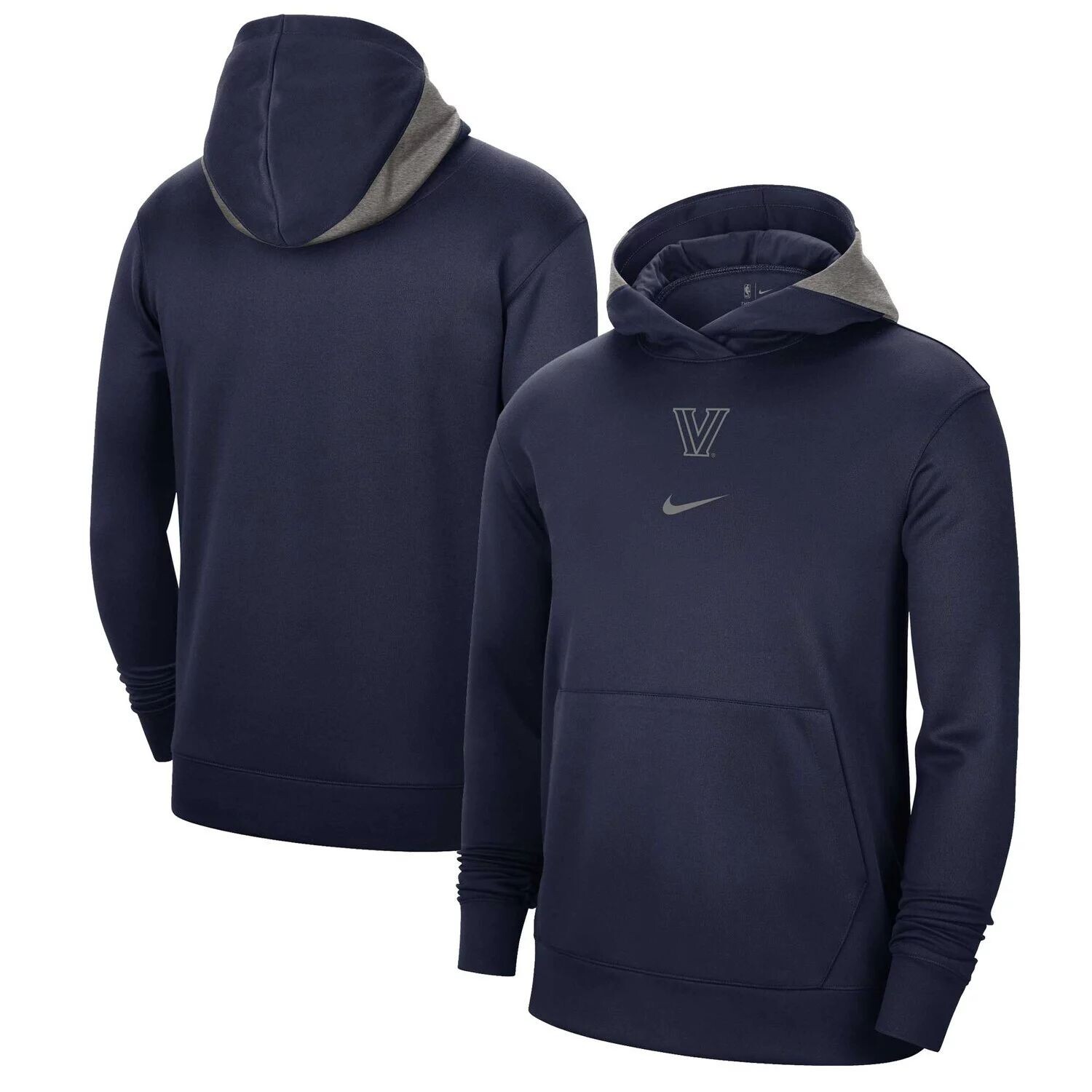 Мужской темно-синий пуловер с капюшоном Villanova Wildcats Team Basketball Spotlight Performance Nike