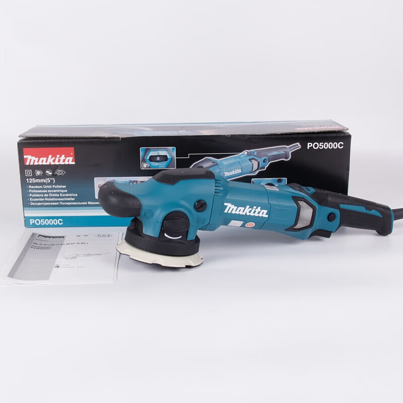 Полировальная машина дисковая Makita PO5000C, 125 мм