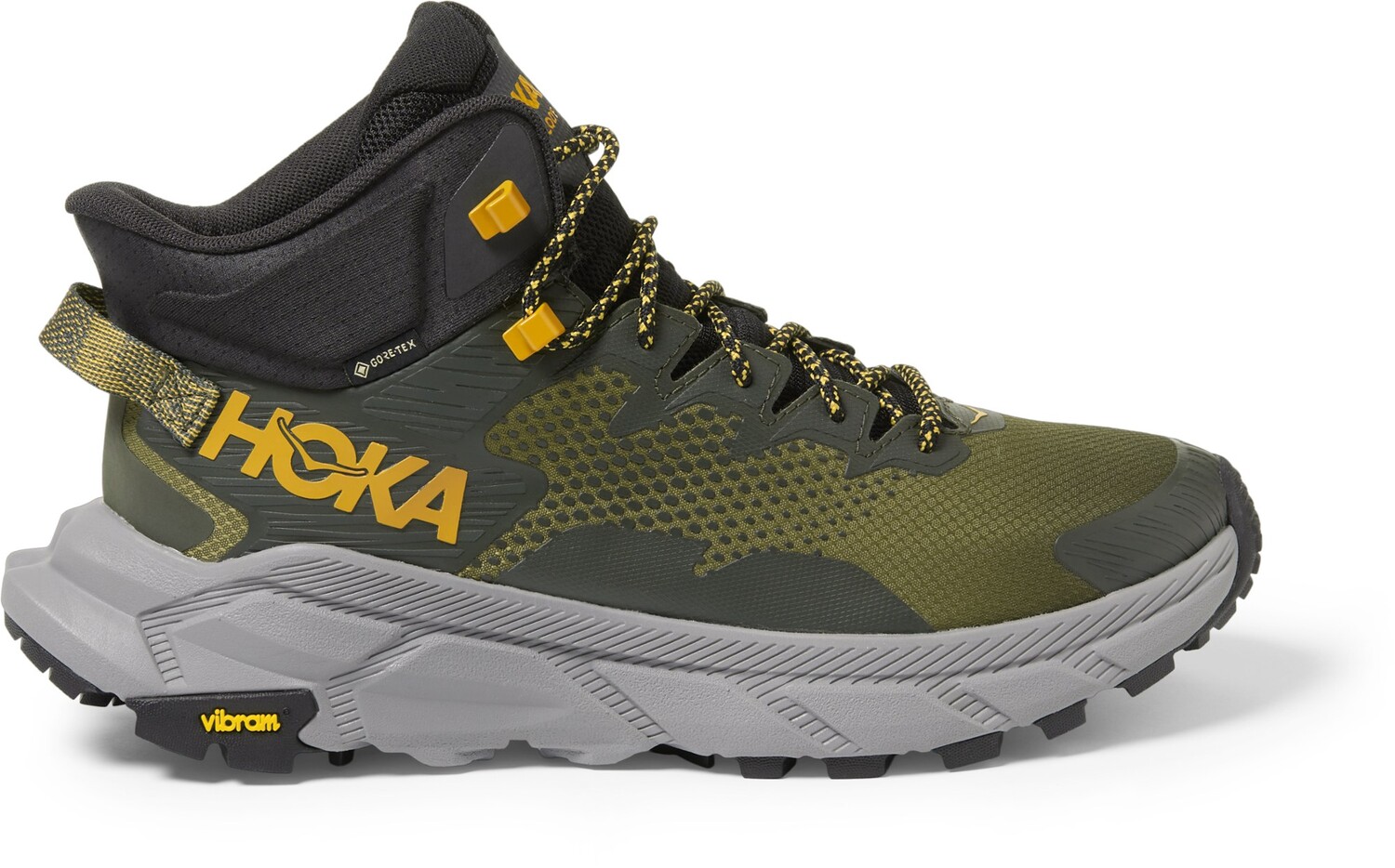 

Походные ботинки Trail Code GTX — мужские HOKA, зеленый