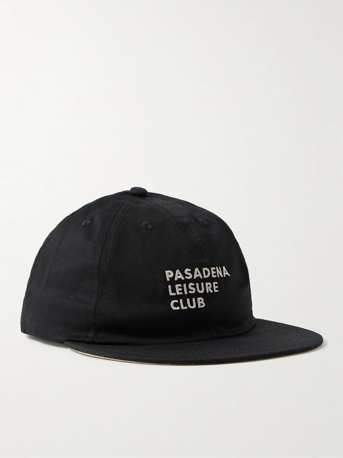 

Бейсболка из хлопкового твила с вышитым логотипом PASADENA LEISURE CLUB, черный