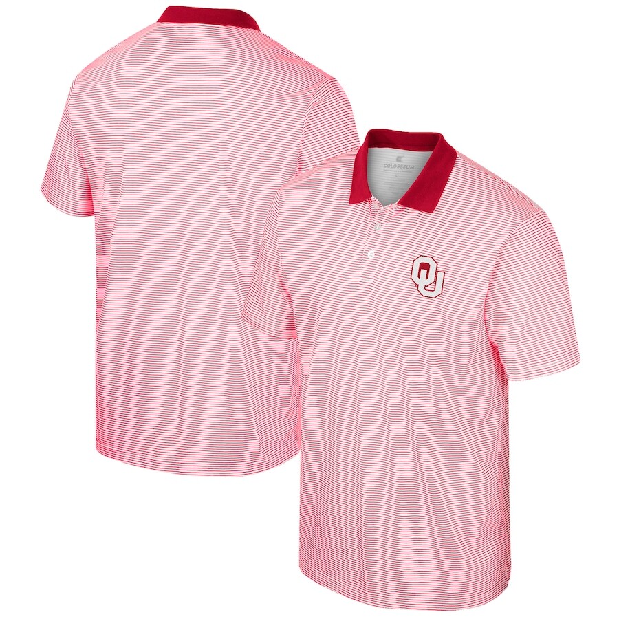 

Поло с коротким рукавом Colosseum Oklahoma Sooners, белый