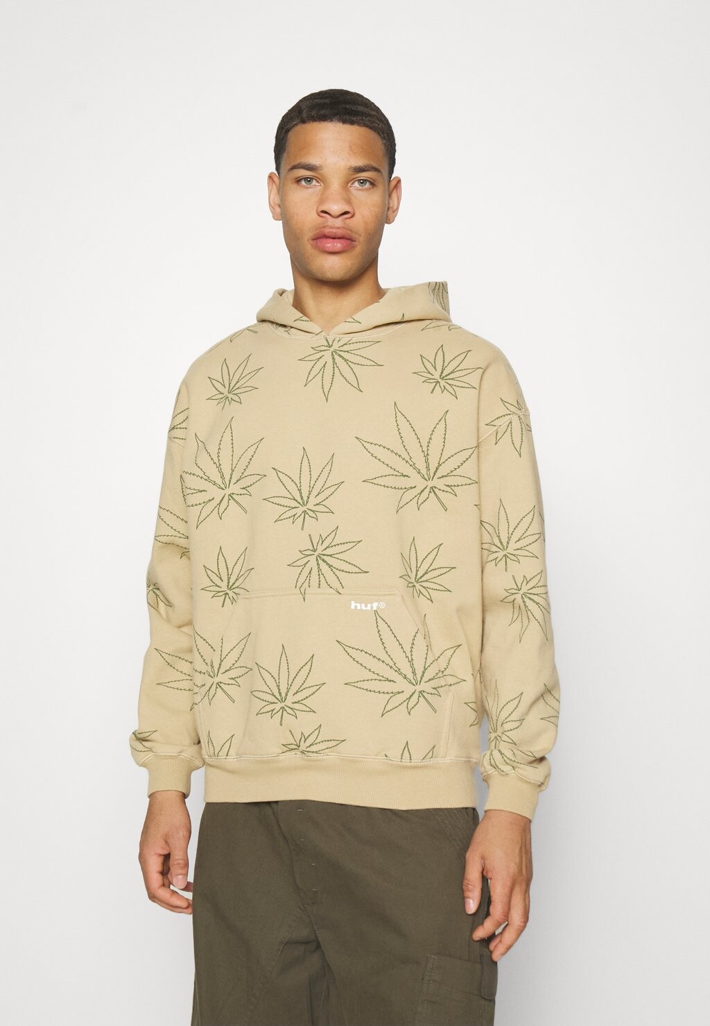

Толстовка HUF PLANTLIFE FLEECE HOODIE, цвет camel