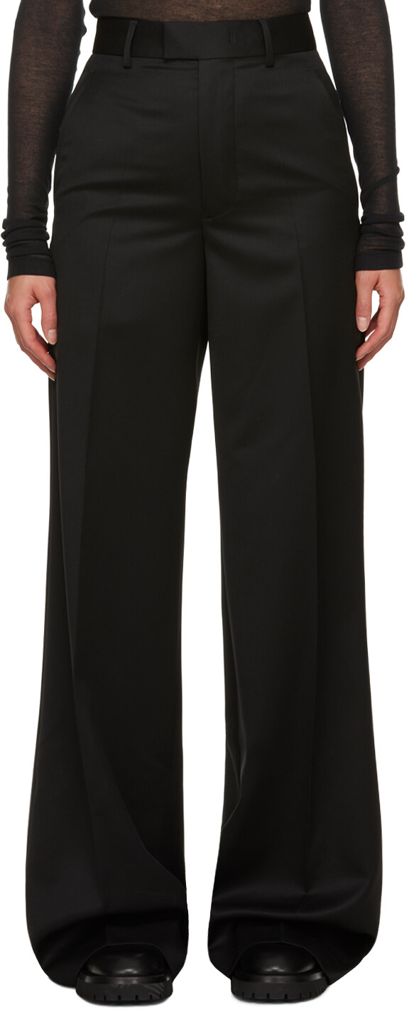 

Черные брюки Ann Demeulemeester Evelien, Черный