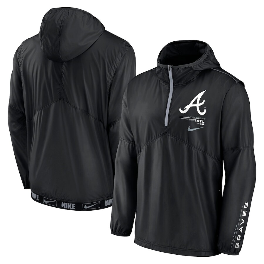 

Ветровка Nike Atlanta Braves, черный