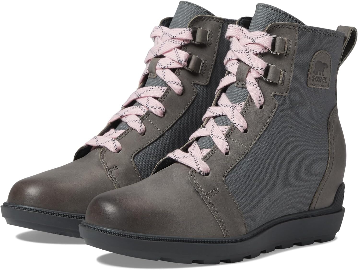 

Ботинки на шнуровке Evie II NW Lace SOREL, цвет Quarry/Grill