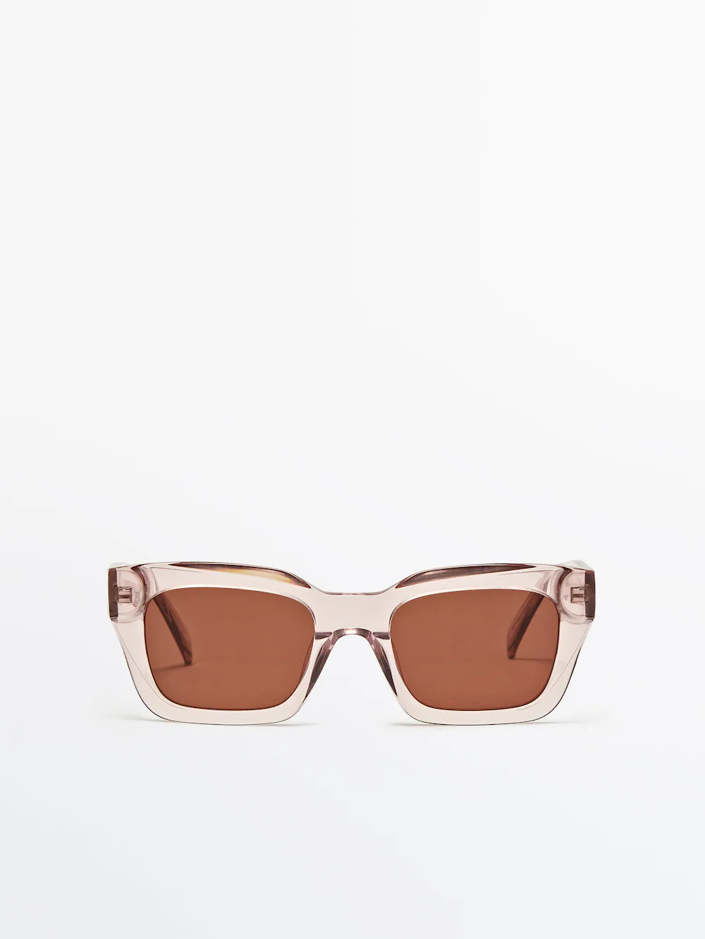 

Квадратные солнцезащитные очки миди Massimo Dutti