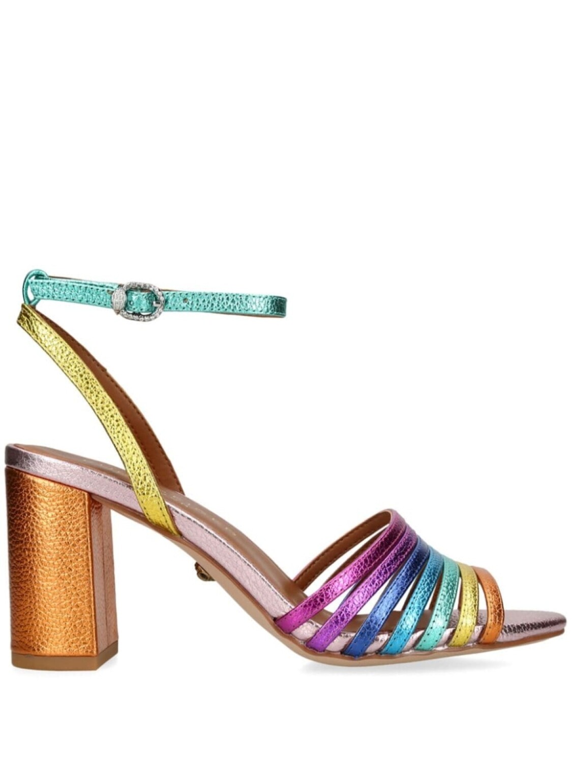 

Босоножки Pierra с эффектом металлик Kurt Geiger London, оранжевый