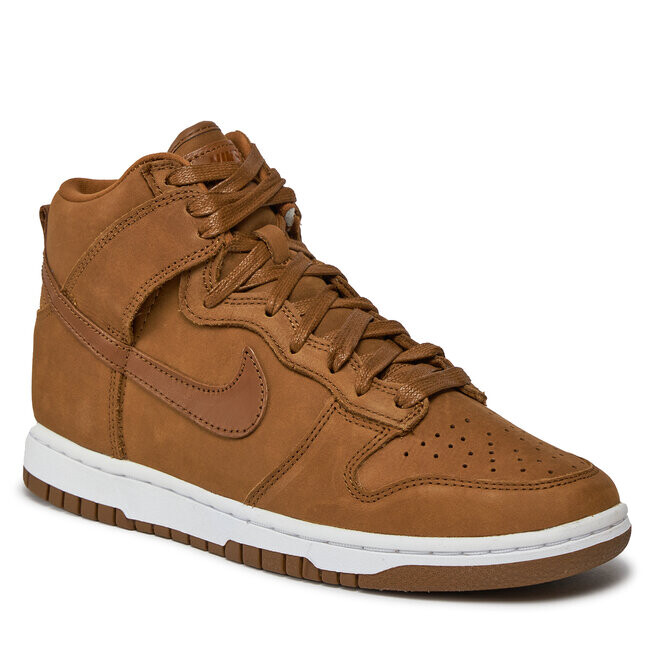 

Кроссовки Nike DunkHigh, коричневый