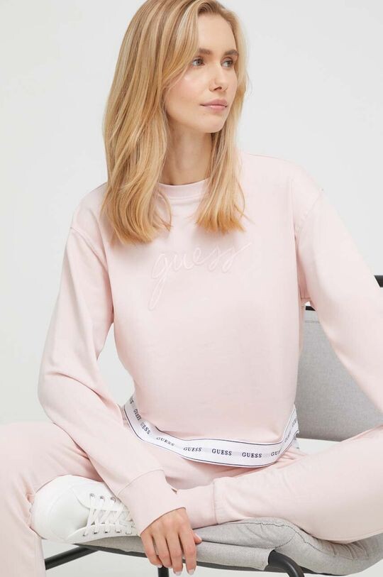 

Угадайте, толстовка Guess, розовый