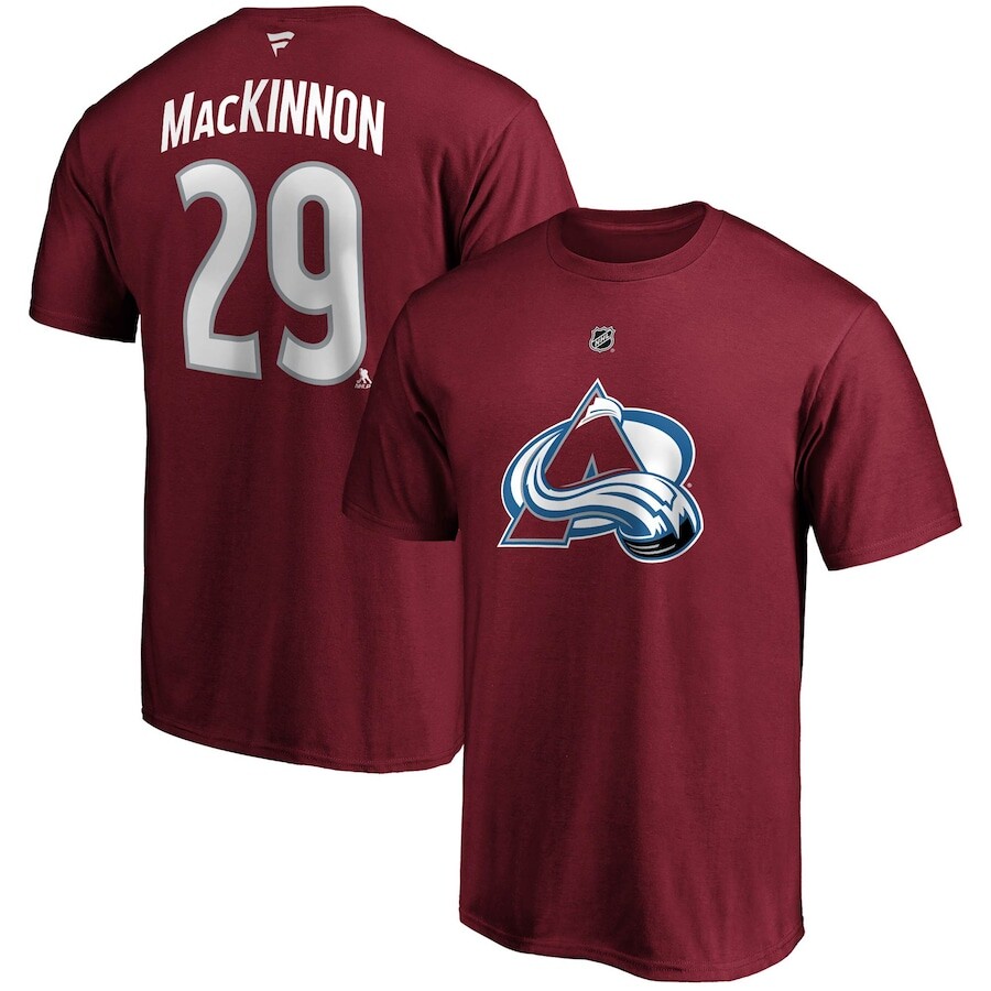 

Футболка с коротким рукавом Fanatics Branded Colorado Avalanche, бордовый