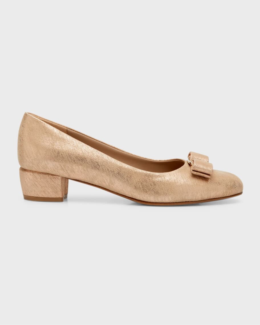 

Туфли-лодочки Vara с металлическим бантом Ferragamo