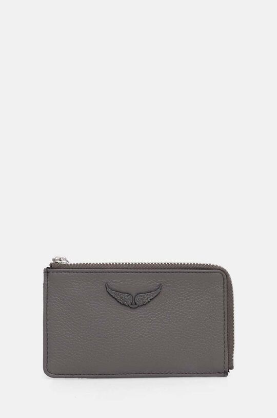 

Кожаный кошелек Zadig&Voltaire, серый