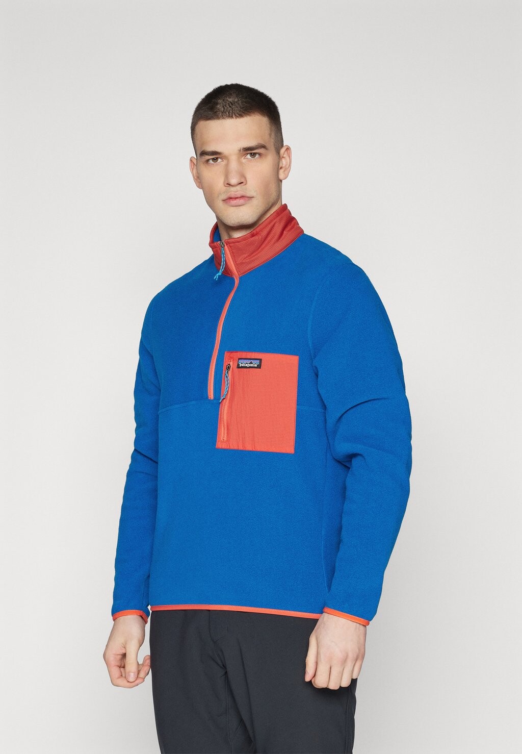 

Флисовый пуловер MICRODINI ZIP Patagonia, цвет endless blue