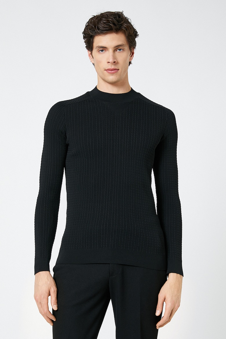 цена Ребристый свитер Koton, черный