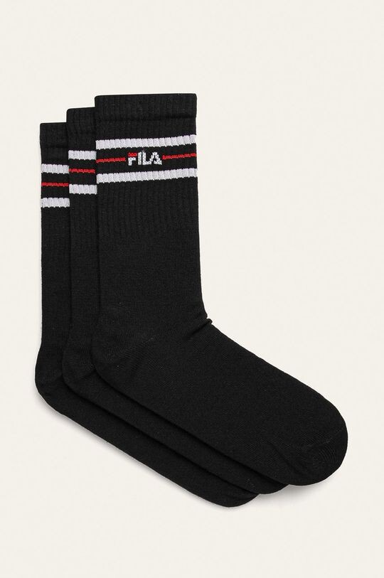 Носки (3 шт.) Fila, черный носки fila 2 пары розовый