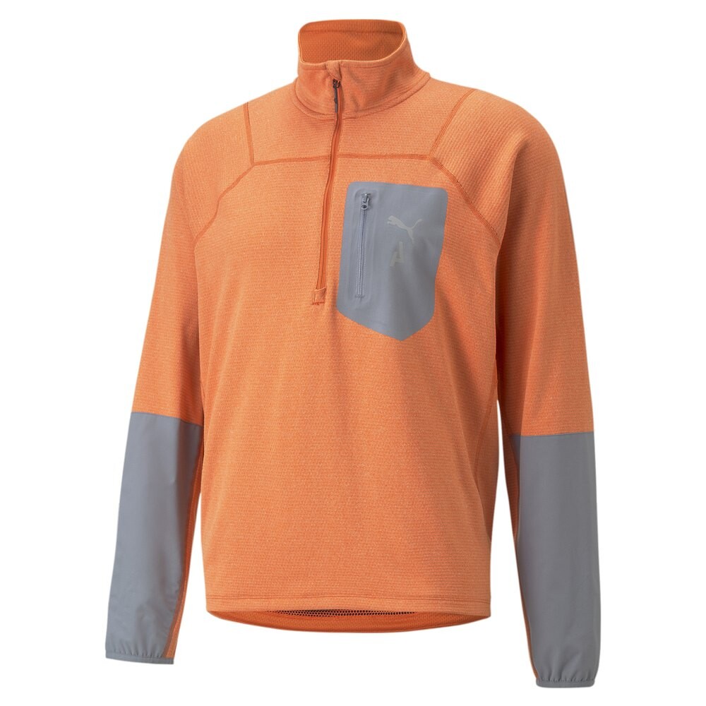 

Толстовка Puma Polypropylene Seasons Raincell Half Zip, оранжевый