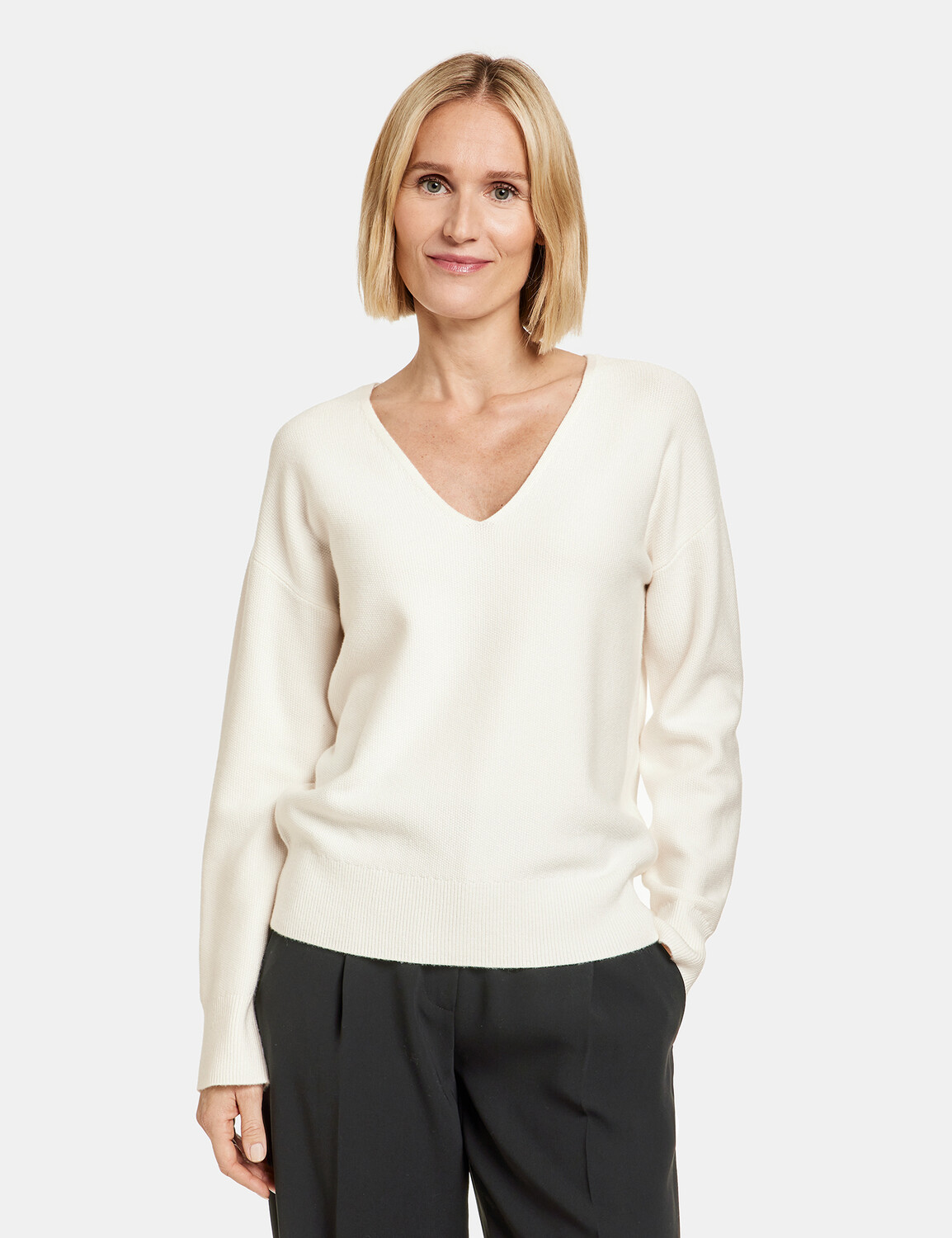 

Свитер Gerry Weber Langarm Rundhals, цвет Off-white