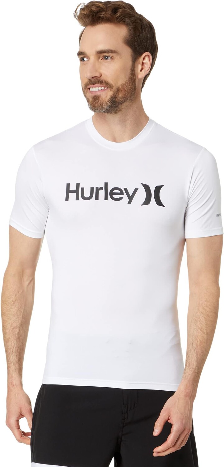 

Быстросохнущий рашгард One & Only с короткими рукавами Hurley, белый