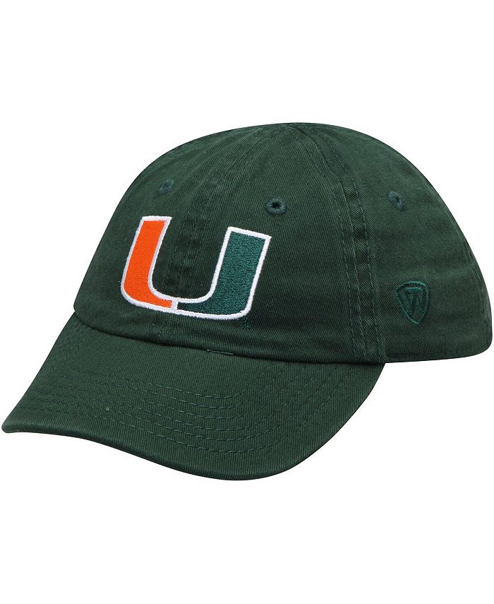 Регулируемая шапка для новорожденных зеленого цвета Miami Hurricanes Mini Me Top of the World, зеленый рюкзак для ноутбука премиум класса miami hurricanes