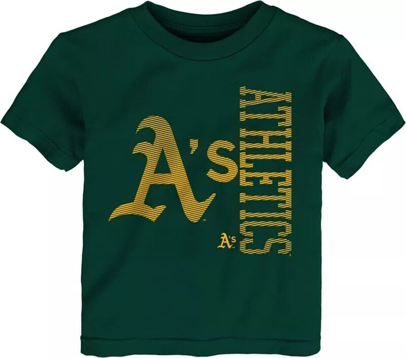 

Outerstuff Зеленая футболка Impact для малышей Oakland Athletics MLB Team Apparel