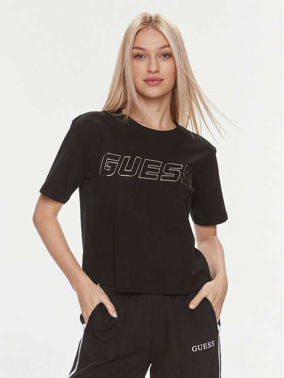 

Футболка свободного покроя Guess, черный