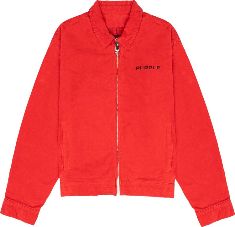 Куртка PURPLE BRAND Cord Flannel Lined 'Red', красный