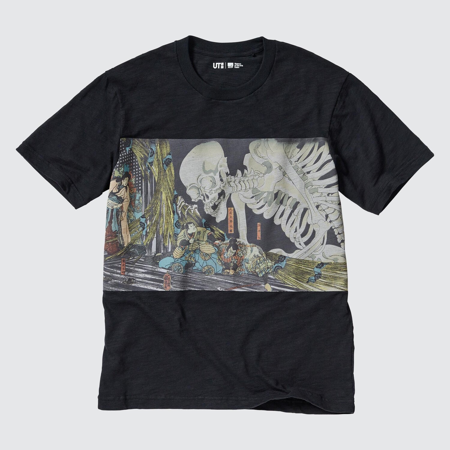 

Футболка Uniqlo Ukiyo-e Ut Archive с графикой , черный