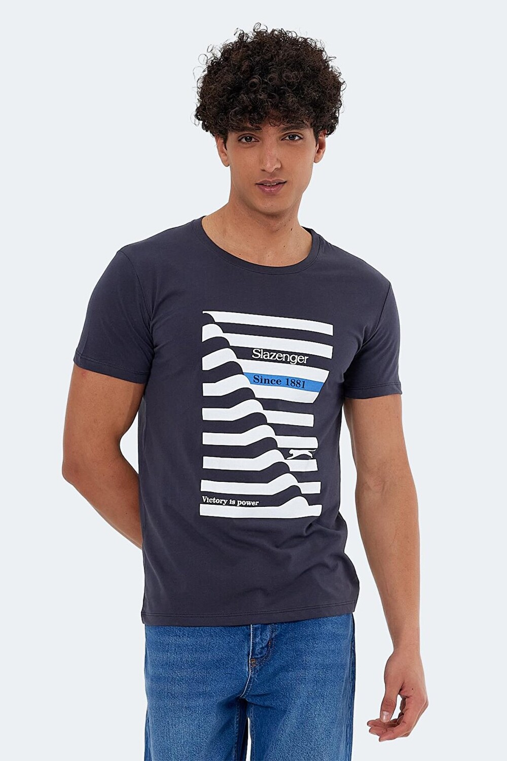 

KATELL Мужская футболка антрацит SLAZENGER