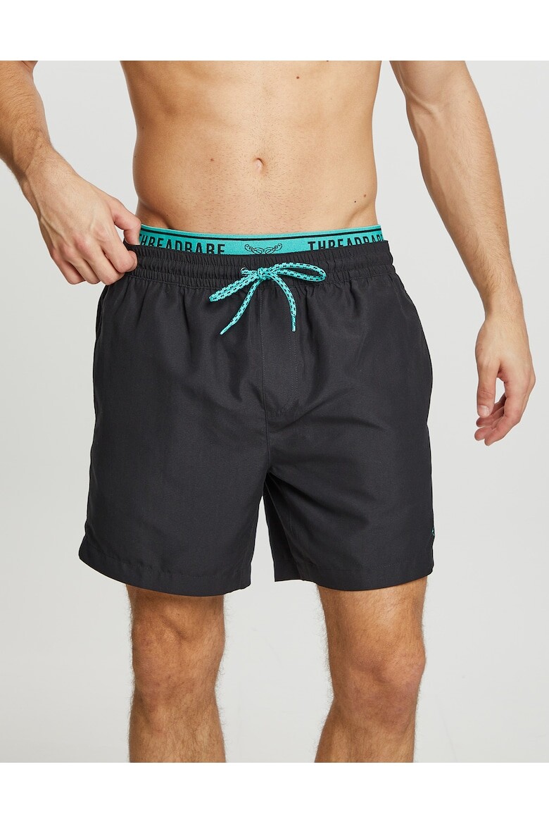

Шорты для плавания Parker 7513 на шнуровке Threadbare, черный