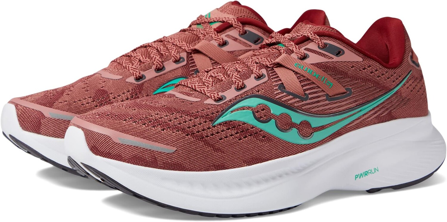 

Кроссовки Guide 16 Saucony, цвет Soot/Sprig